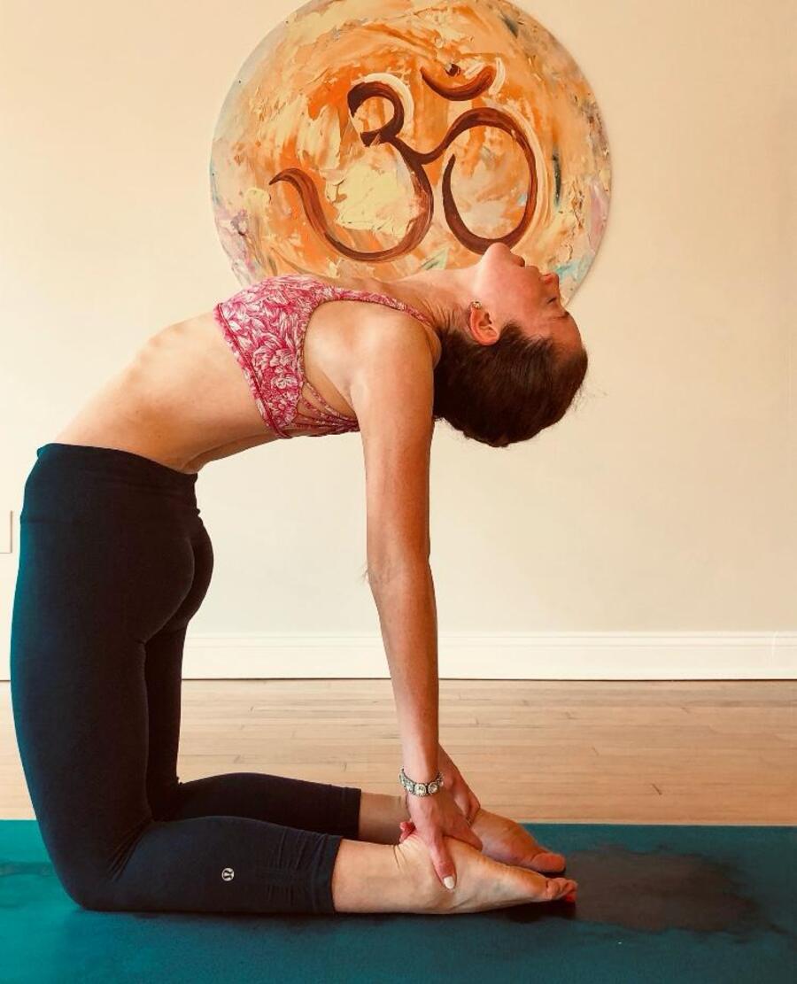Camel pose